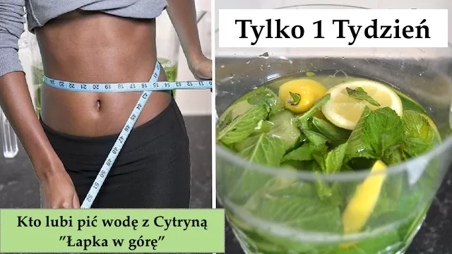 cytryna i picie wody na brzuch