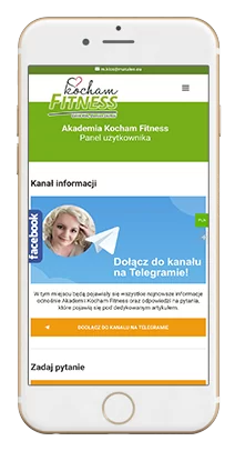Telegram kocham Fitness
