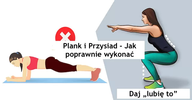Plank i przysiad - Jak poprawnie je wykonać