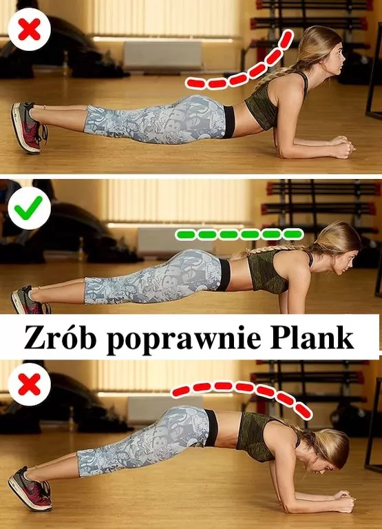 Plank błedy treningowe