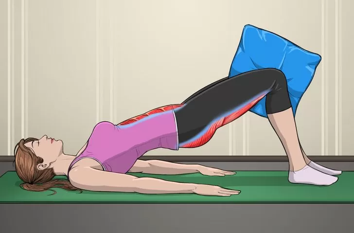 Ćwiczenie na pośladki i brzuch
